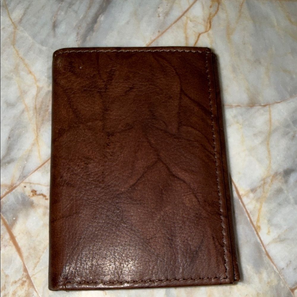 Buxton Rich Brown‎ Leather Card Holder